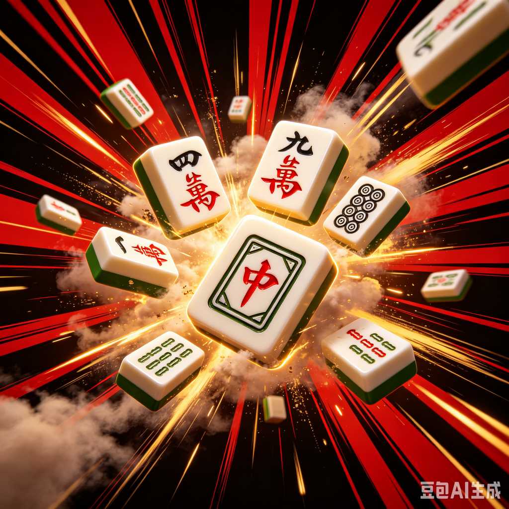 gradient pink mahjong tiles